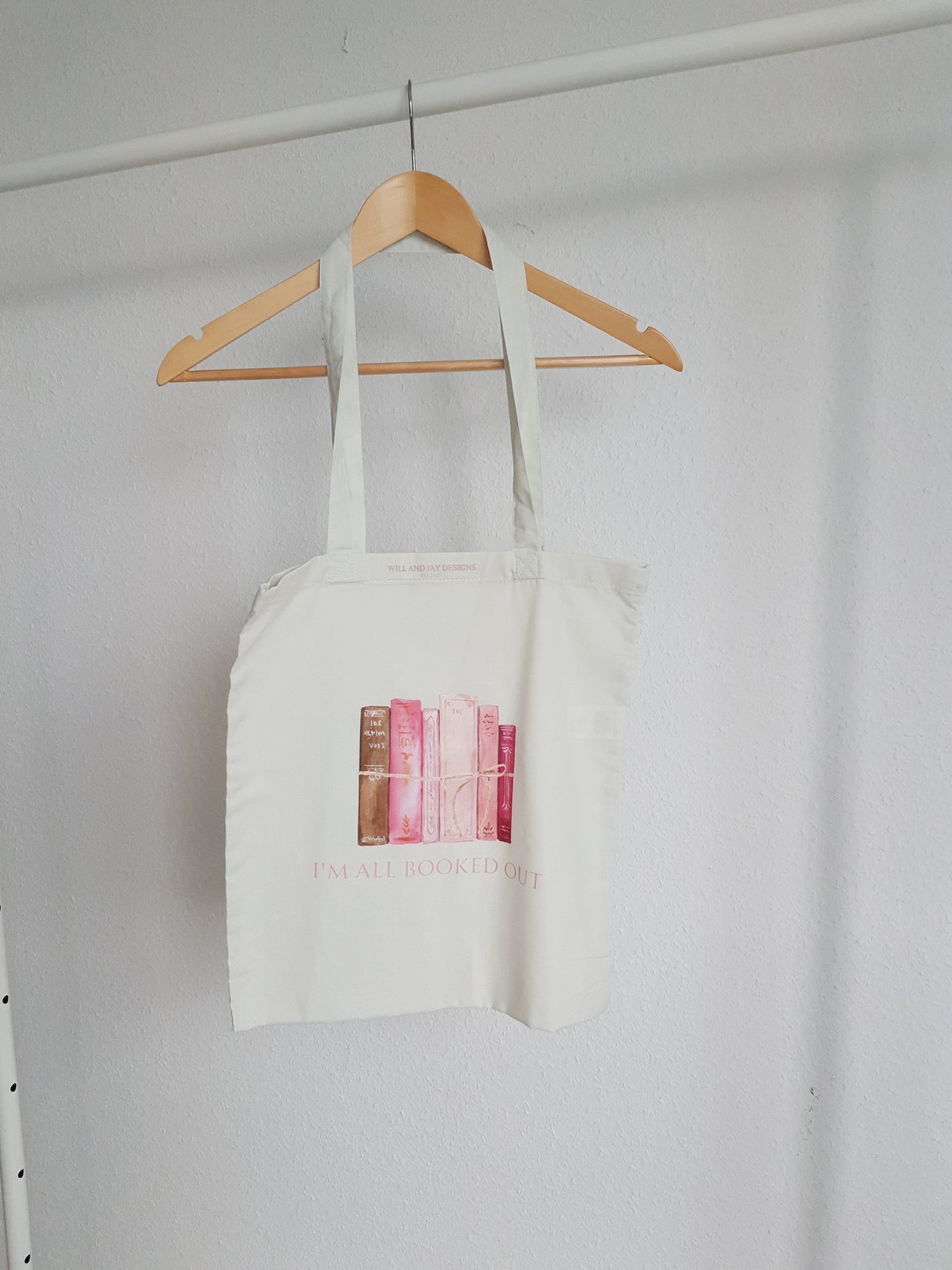 Jutebeutel "BOOKED OUT" - WILL AND JAY DESIGNS