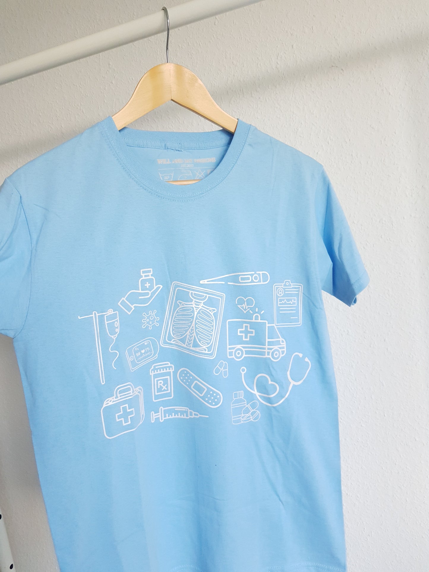 T-Shirt "MEDICAL DOODLE" - WILL AND JAY DESIGNS