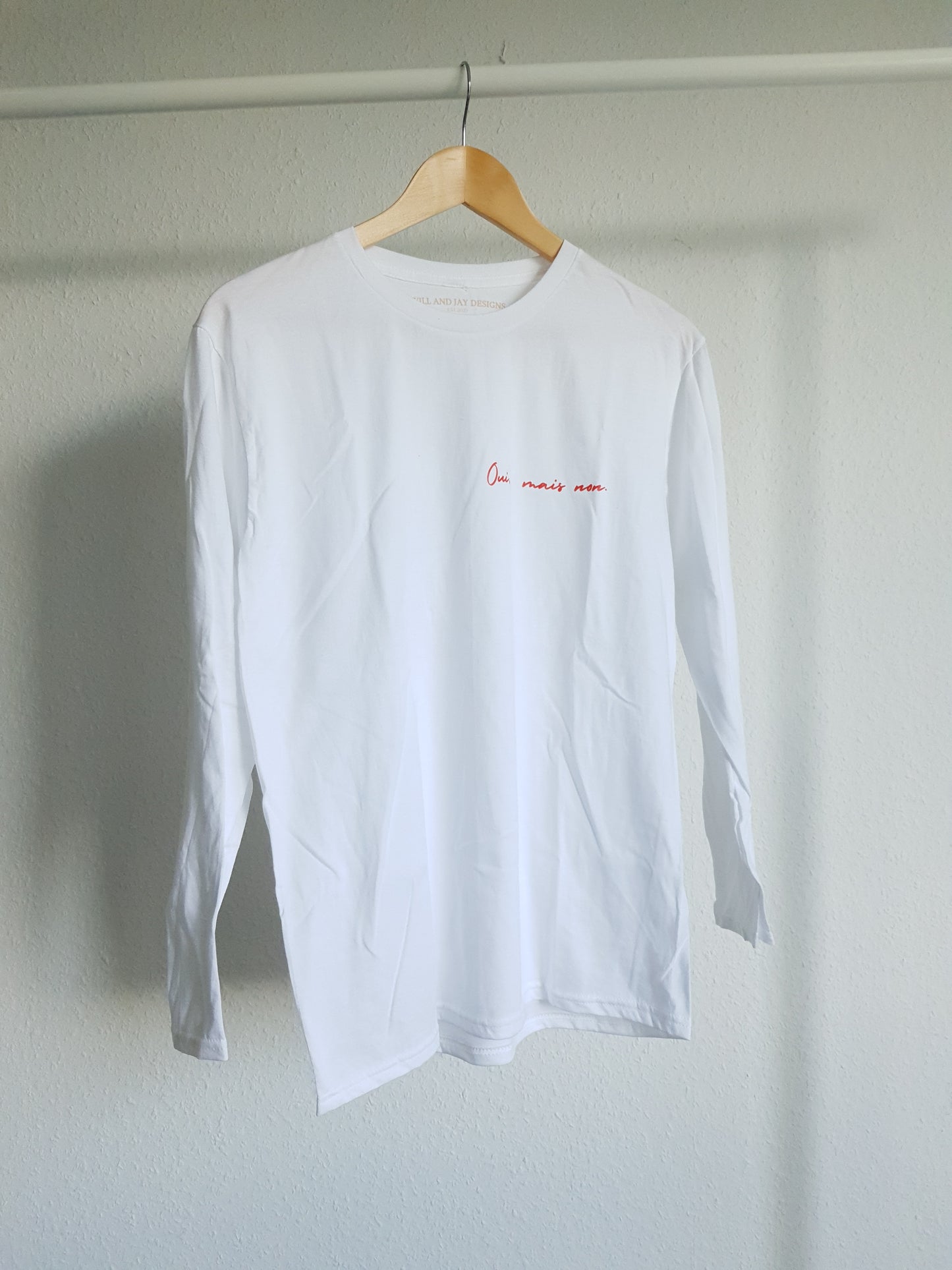 Langarmshirt "OUI, MAIS NON" - WILL AND JAY DESIGNS