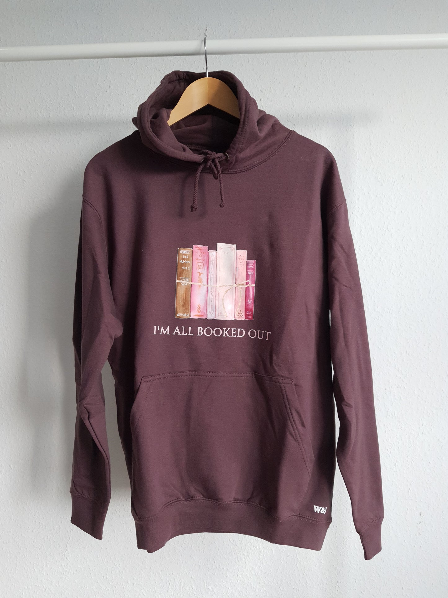 Hoodie "BOOKED OUT" - WILL AND JAY DESIGNS