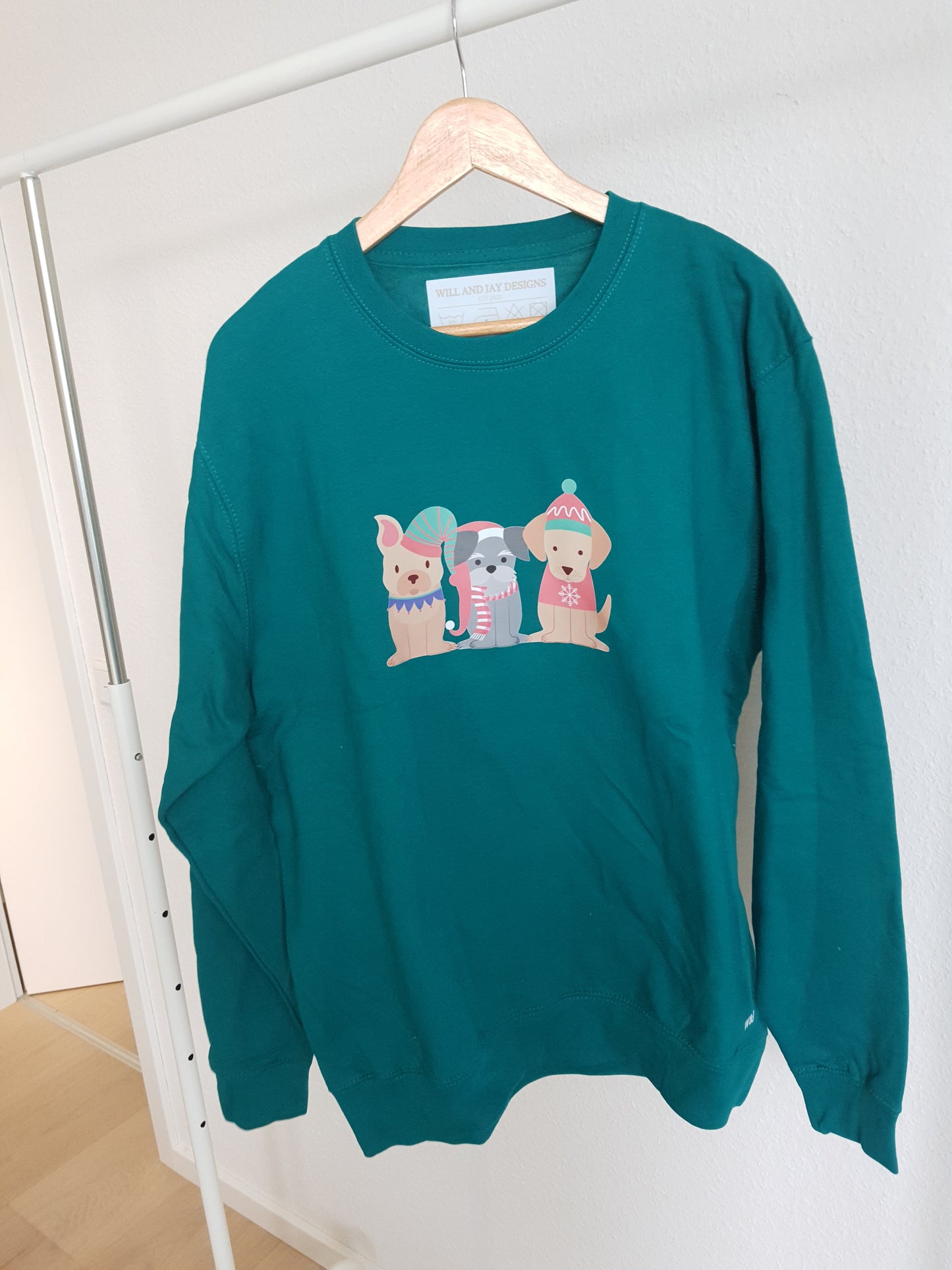 Sweatshirt "DOG CHRISTMAS" - WILL AND JAY DESIGNS