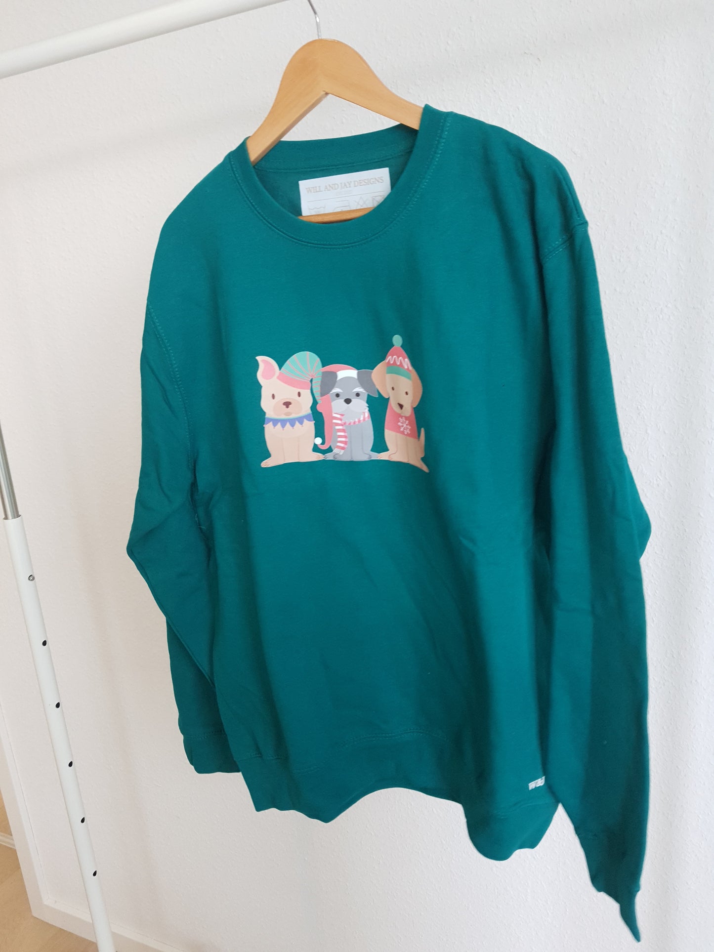 Sweatshirt "DOG CHRISTMAS" - WILL AND JAY DESIGNS