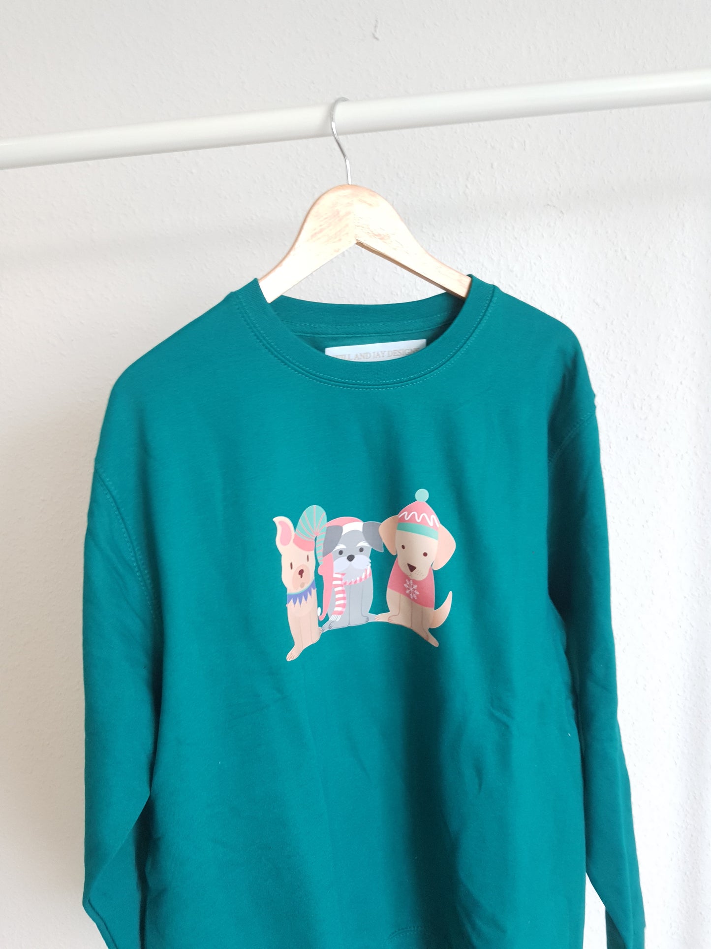 Sweatshirt "DOG CHRISTMAS" - WILL AND JAY DESIGNS