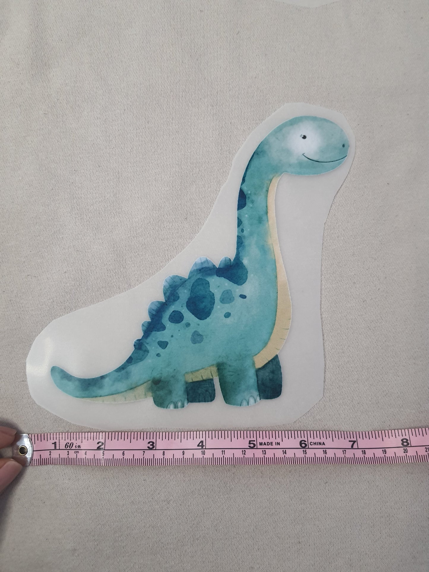 Bügelbild "Dino grün"
