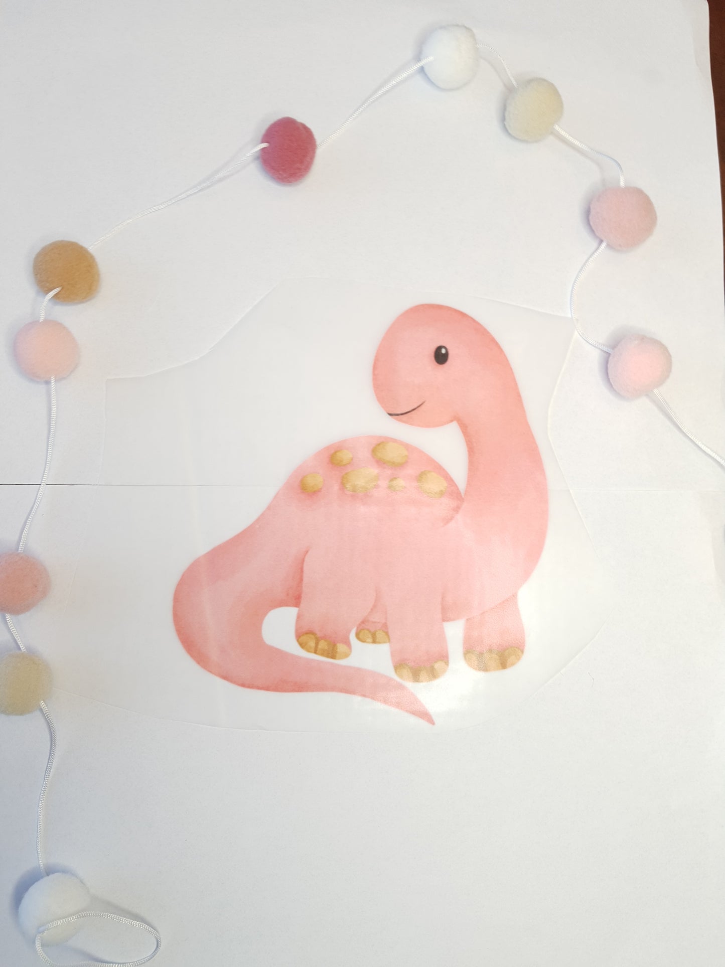 Bügelbild "rosa Dino" - WILL AND JAY DESIGNS