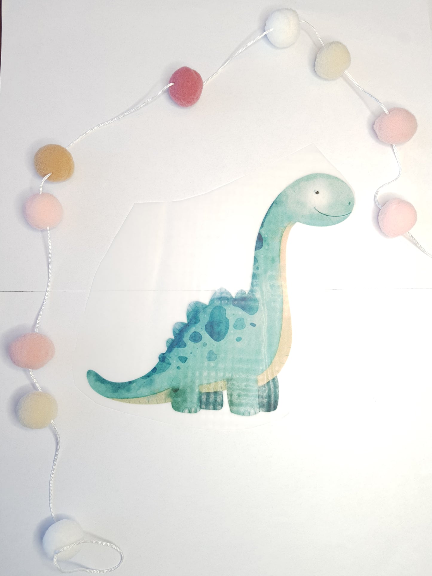 Bügelbild "Dino grün"
