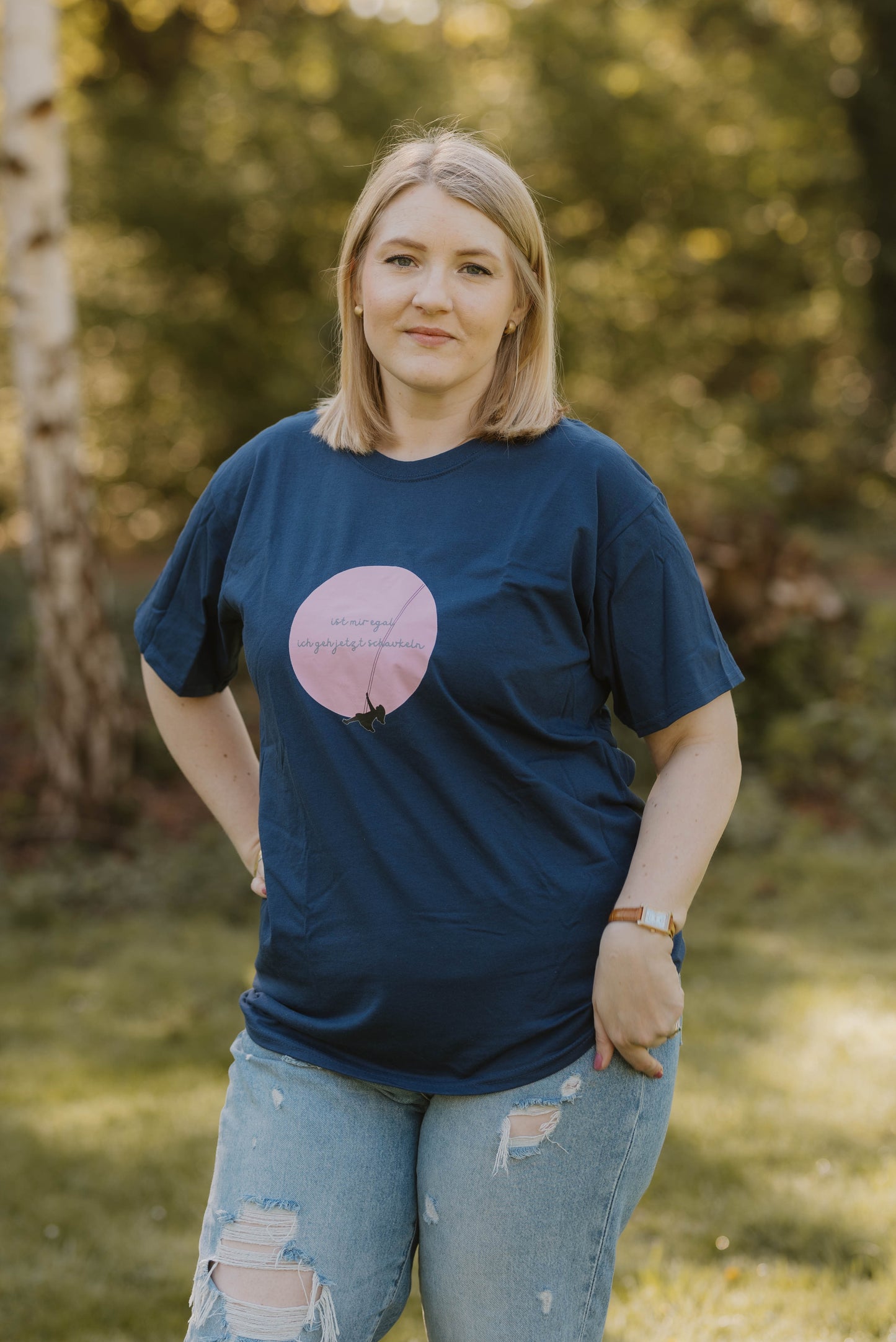 T-Shirt "SCHAUKELN" - WILL AND JAY DESIGNS