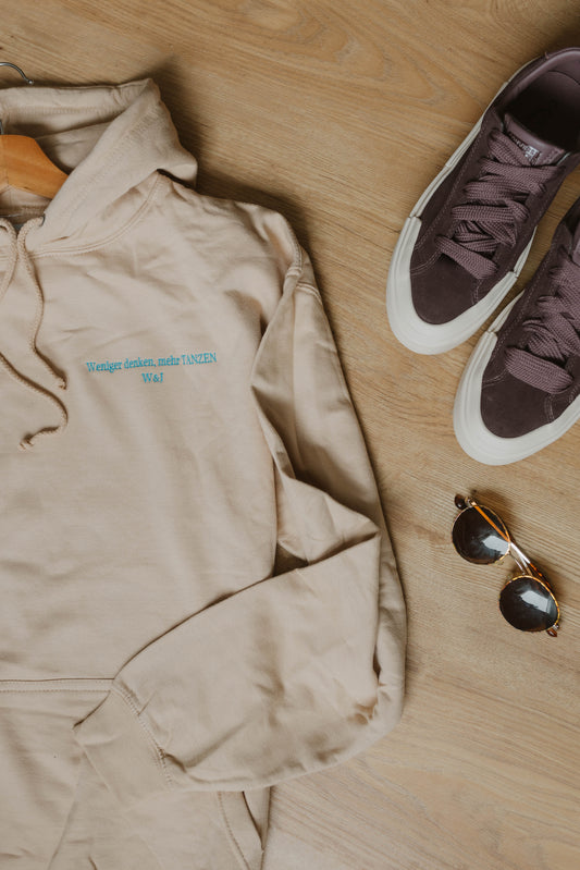Hoodie mit Stickerei "TANZEN" - WILL AND JAY DESIGNS