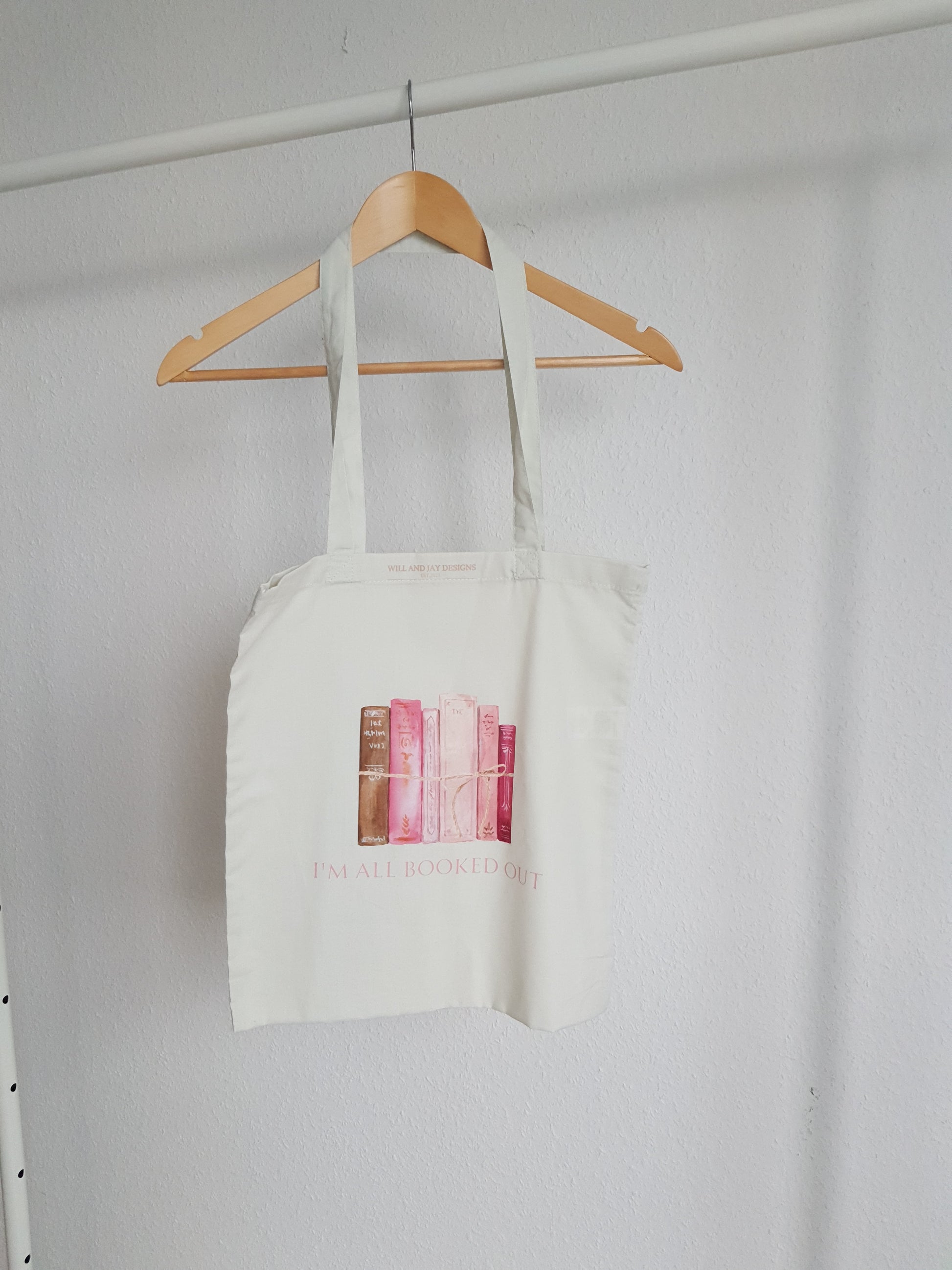 Jutebeutel "BOOKED OUT" - WILL AND JAY DESIGNS