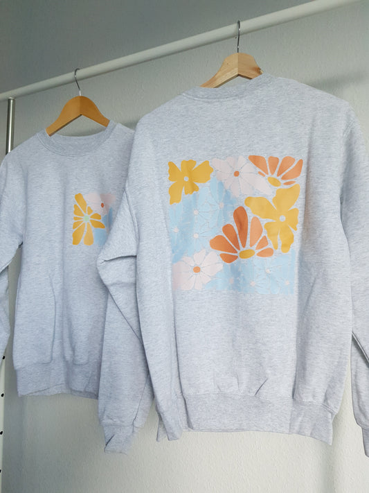 Unisex Sweater "FLOWERS" - WILL AND JAY DESIGNS