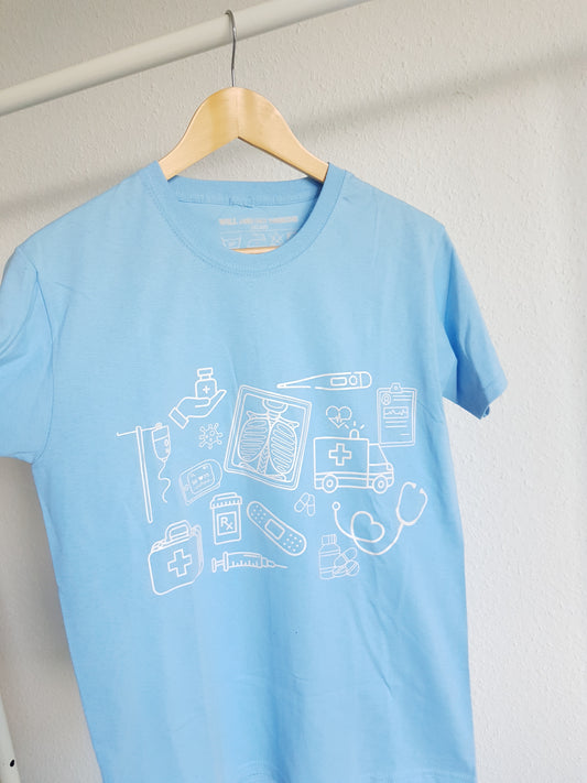 T-Shirt "MEDICAL DOODLE" - WILL AND JAY DESIGNS