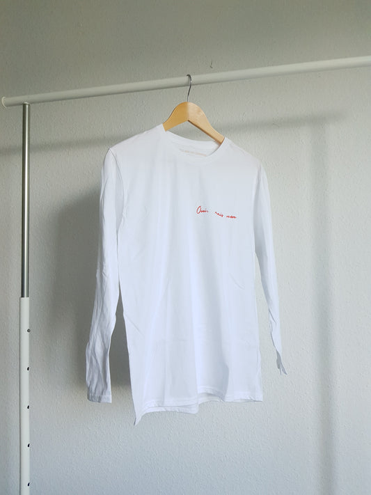 Langarmshirt  "OUI, MAIS NON" - WILL AND JAY DESIGNS