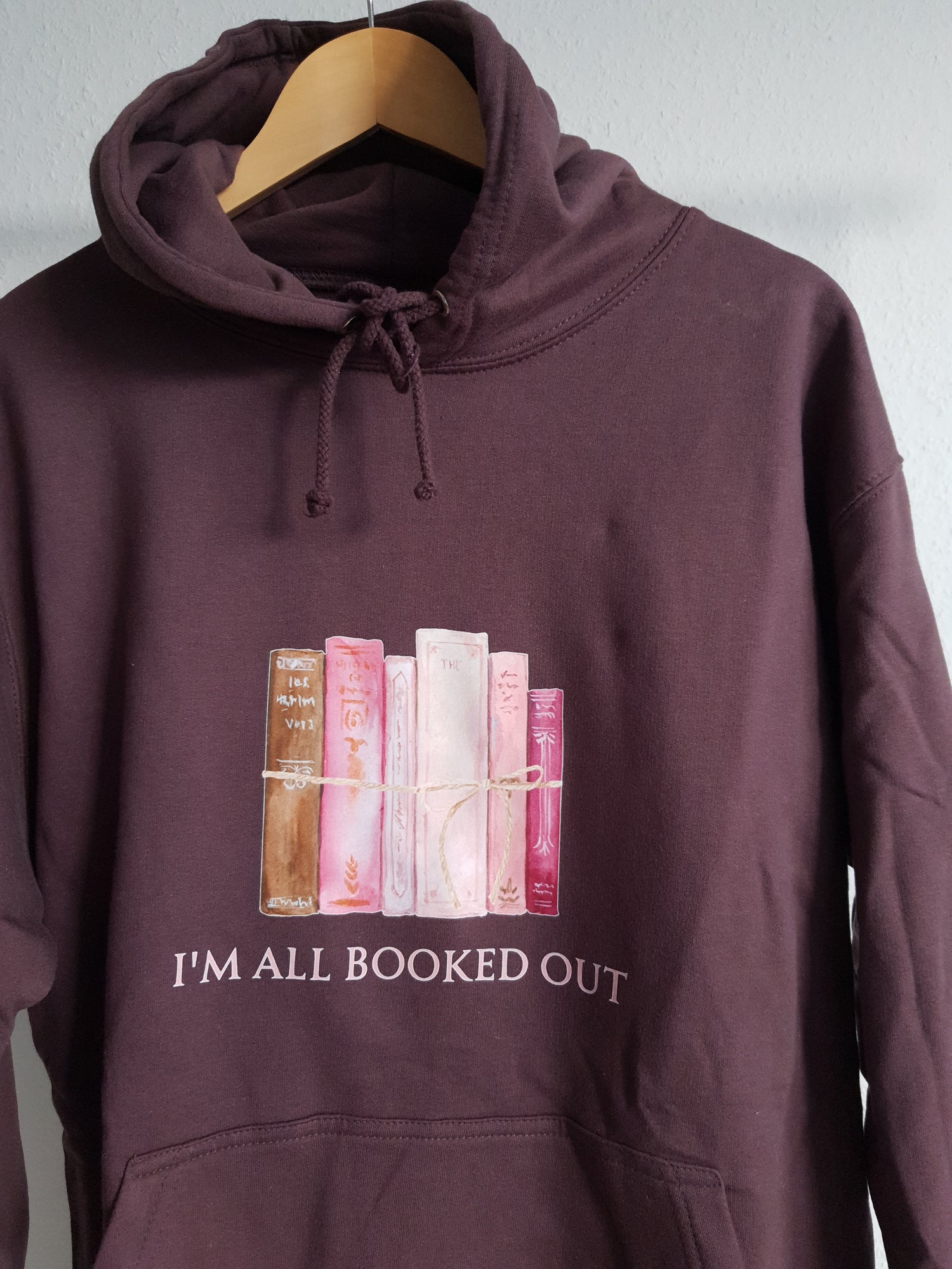 Hoodie "BOOKED OUT" - WILL AND JAY DESIGNS