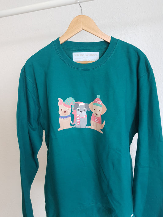 Sweatshirt "DOG CHRISTMAS" - WILL AND JAY DESIGNS