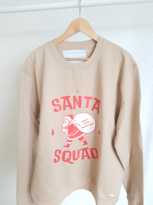 Sweatshirt "SANTA" - WILL AND JAY DESIGNS