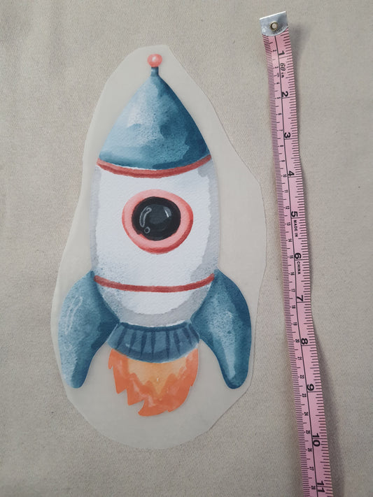 Bügelbild "Rakete" - WILL AND JAY DESIGNS
