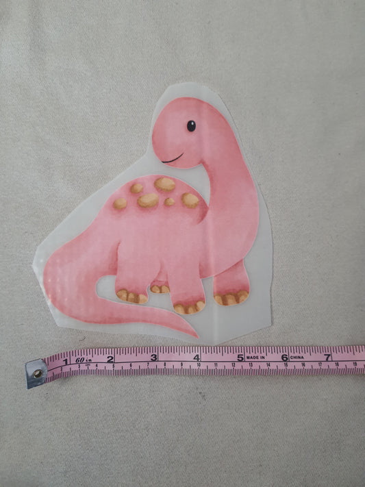Bügelbild "rosa Dino" - WILL AND JAY DESIGNS