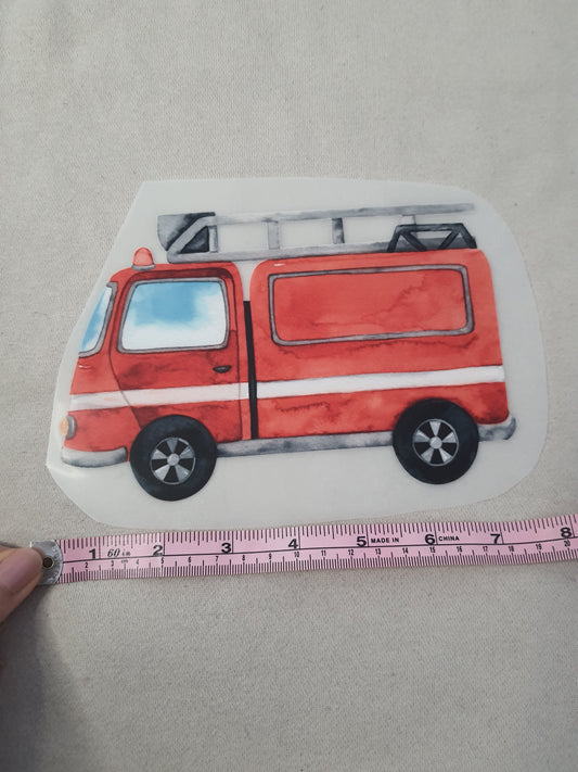 Bügelbild "Fred Feuerwehr" - WILL AND JAY DESIGNS