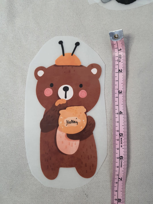 Bügelbild "Honigbär" - WILL AND JAY DESIGNS