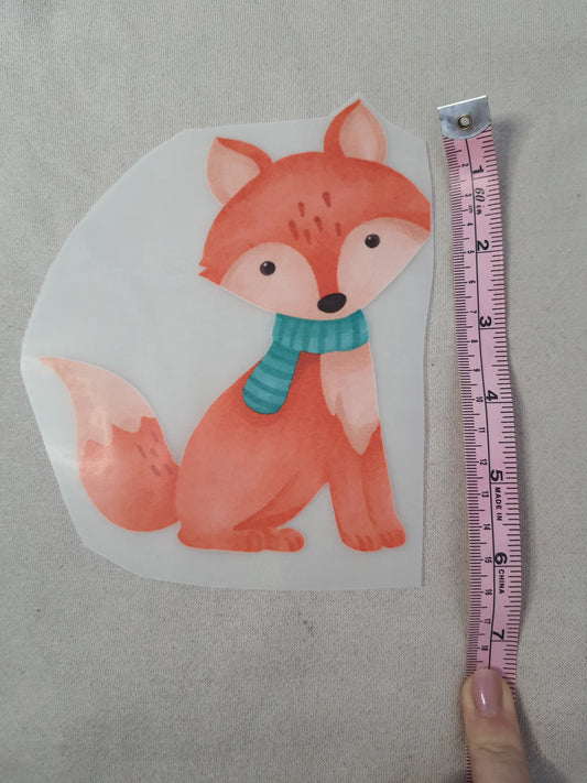 Bügelbild "Fuchs mit Schal" - WILL AND JAY DESIGNS