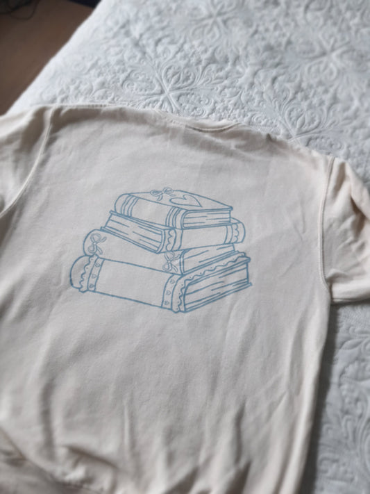 Sweatshirt "BOOK LOVER" - WILL AND JAY DESIGNS